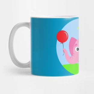 Happy Birthday elephant Mug